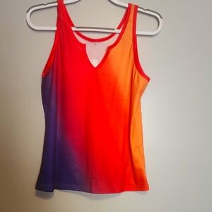 Women's Multicolor Sleeveless Top